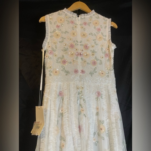 Mac Duggal 9137 Women’s Floral Embroidered A-line Dress, size‎ 6 - Picture 10 of 13